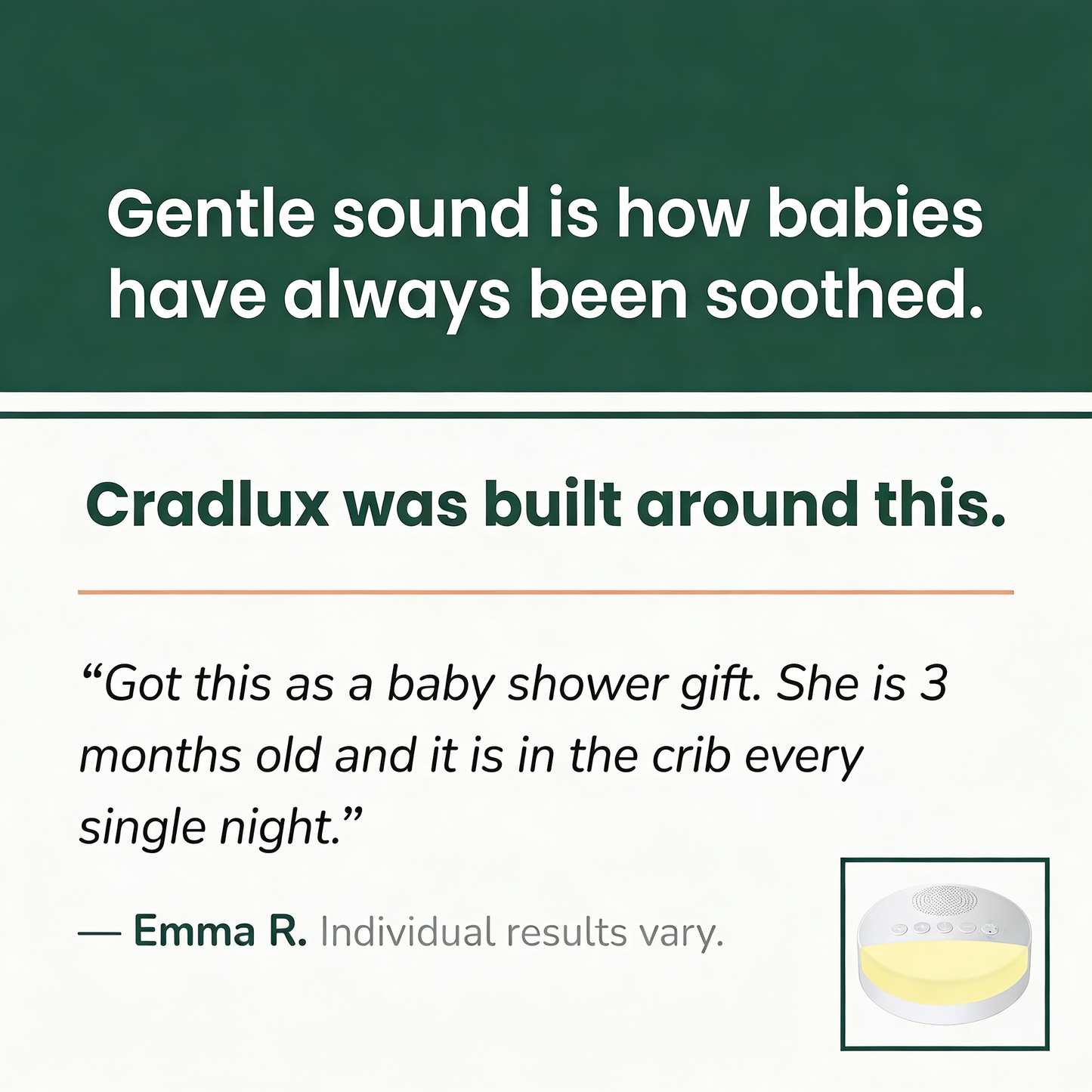 Cradlux Sleep Soother